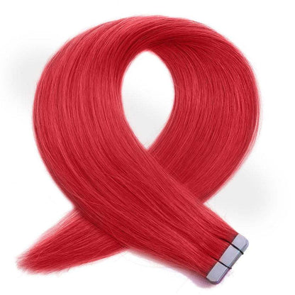 Tape Hair Extensions Red